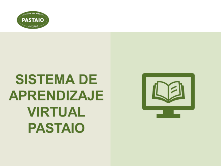 Sistema de Aprendizaje Virtual Pastaio